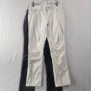 2 Pair Mountain Khakis Sz 2 Hiking Pants Zippy Pockets Camping Nylon Outdoor